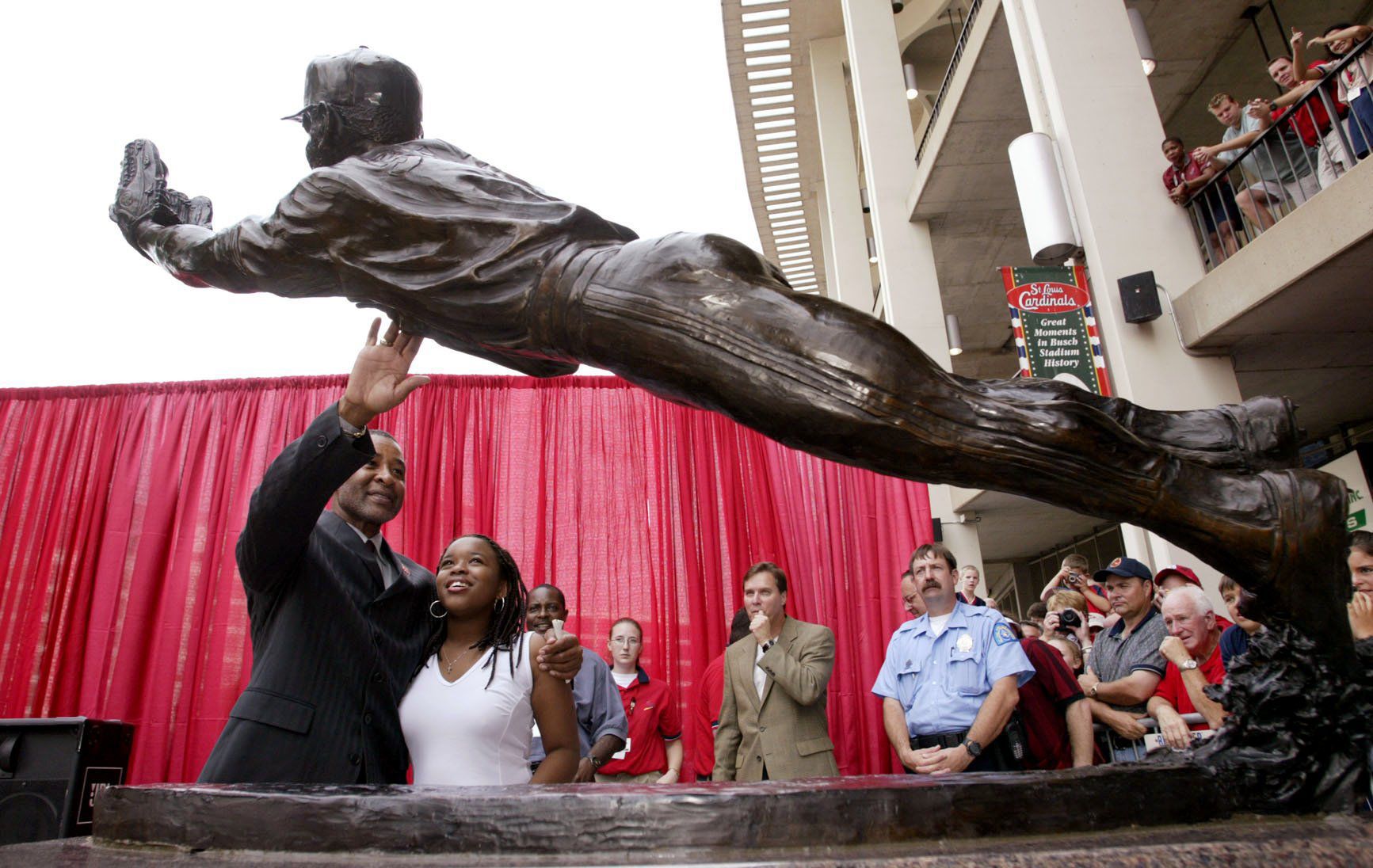 A statue for the Hall of Famer